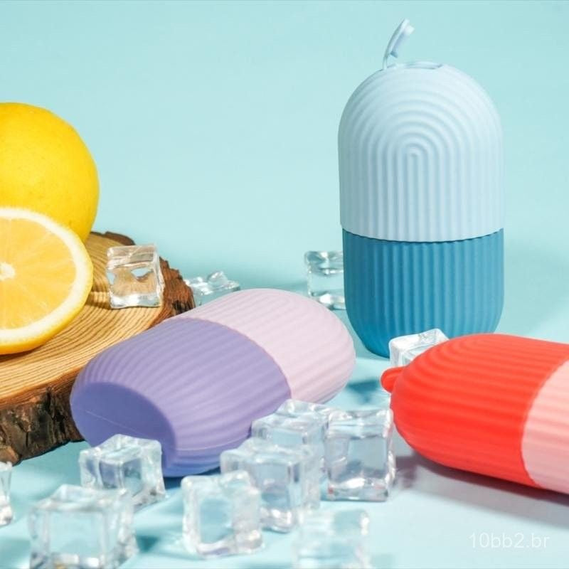 Ice Face Roller Massage Silicon Con