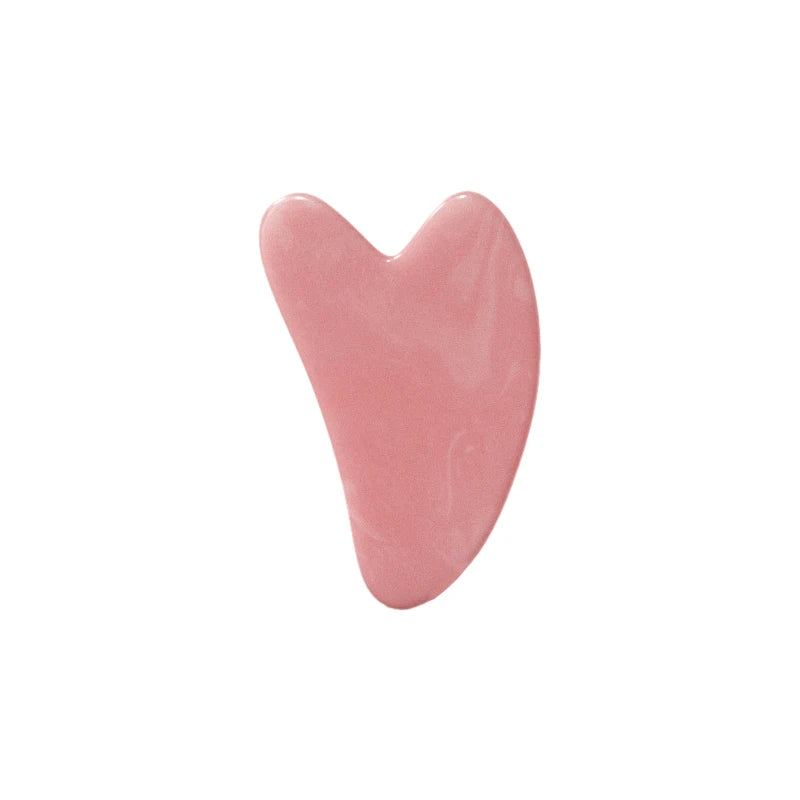 Resin double head roller massager heart-shaped