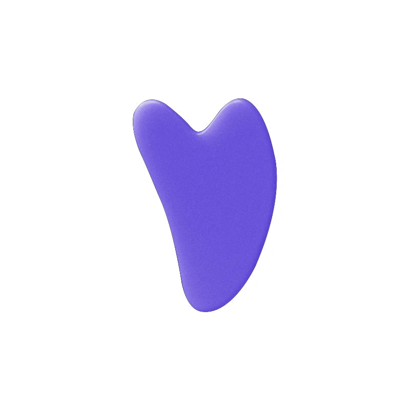 Resin double head roller massager heart-shaped