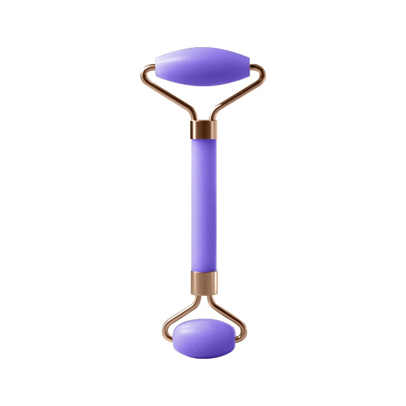 Resin double head roller massager heart-shaped