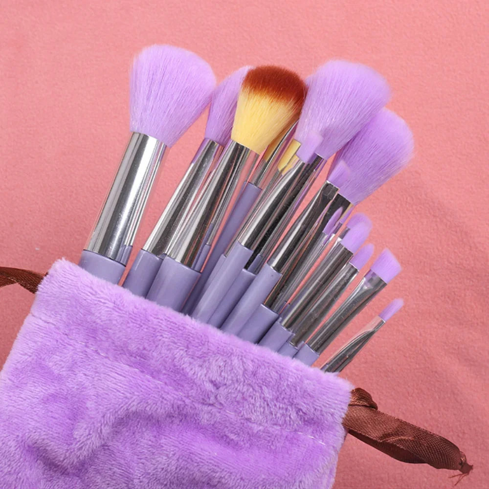 13PCS Soft Fluffy Makeup Brush Set