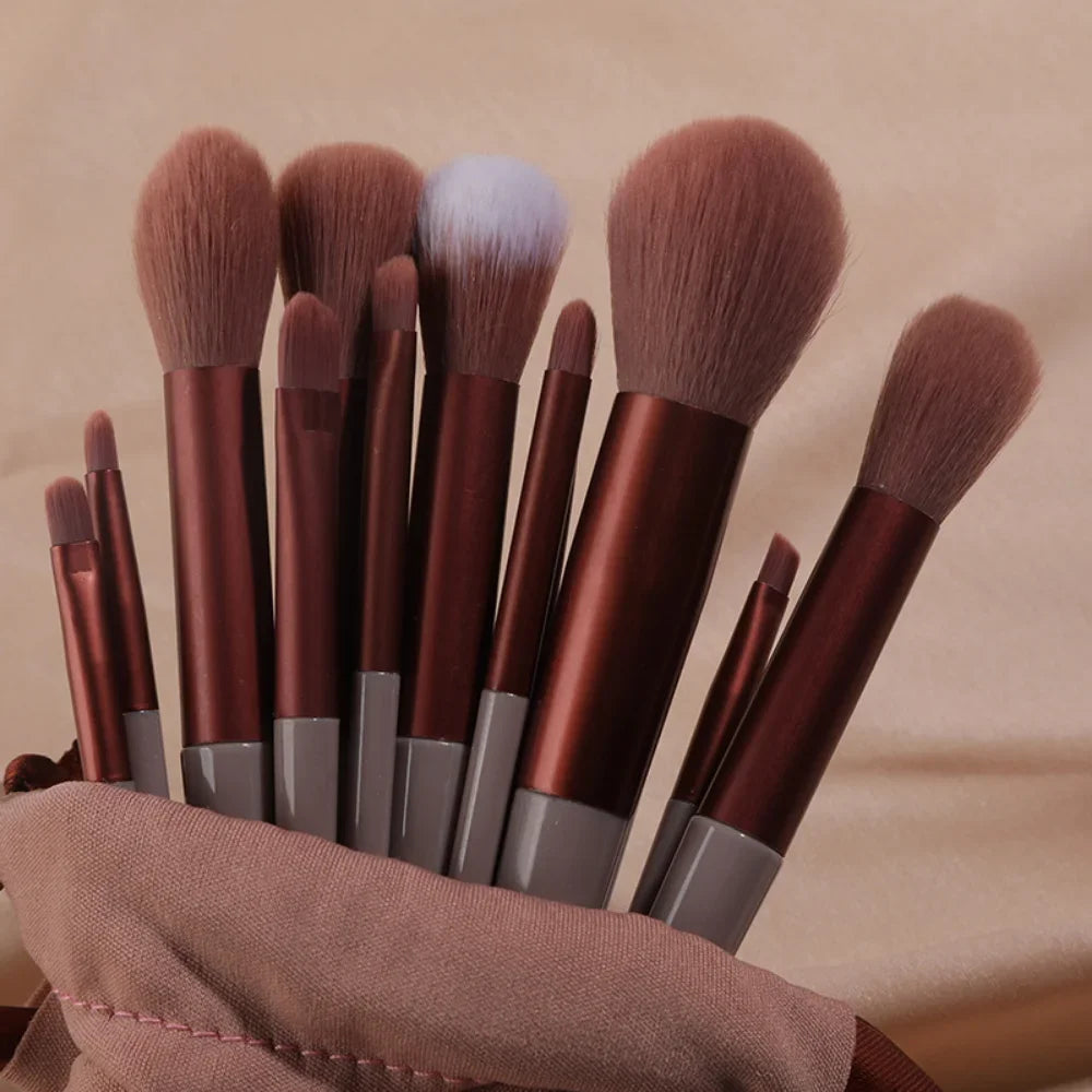 13PCS Soft Fluffy Makeup Brush Set