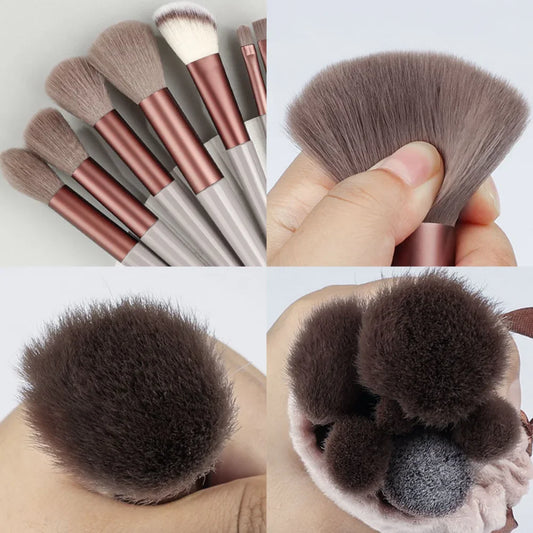 13PCS Soft Fluffy Makeup Brush Set